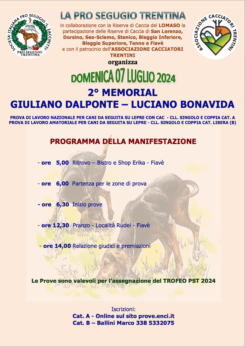 Locandina 2° MGDLB Comano 07.07.2024